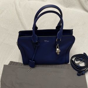 Alexander McQueen Satchel Handbag Skull Padlock